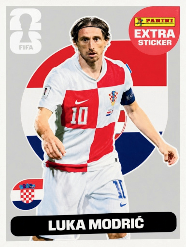 Luka Modric Panini World Cup sticker